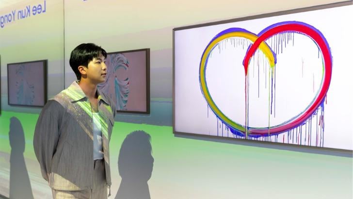 20250619 Samsung Newsroom: RM of BTS Debuts as Samsung Electronics’ Art TV Global Ambassador at Art Basel in Basel 2025