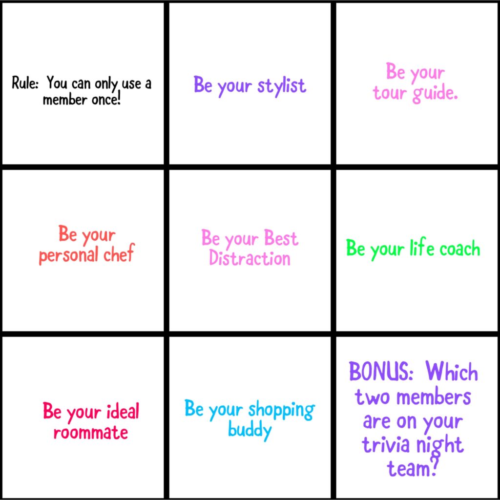 Which Member would be your…..