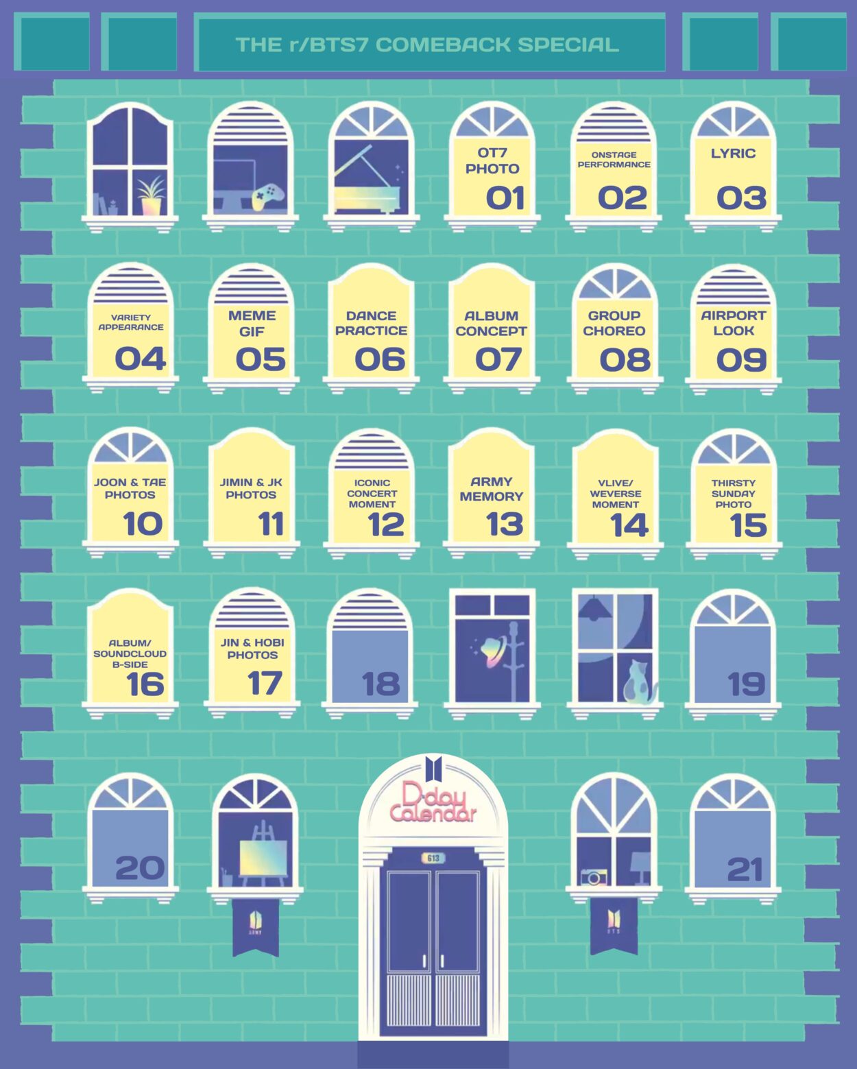 The r/BTS7 Comeback Special | Day 17 | Favourite Jin & Hobi Photos