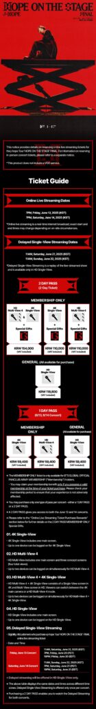 [NOTICE] j-hope Tour ‘HOPE ON THE STAGE’ FINAL Online Live Streaming Ticket Information - 020625