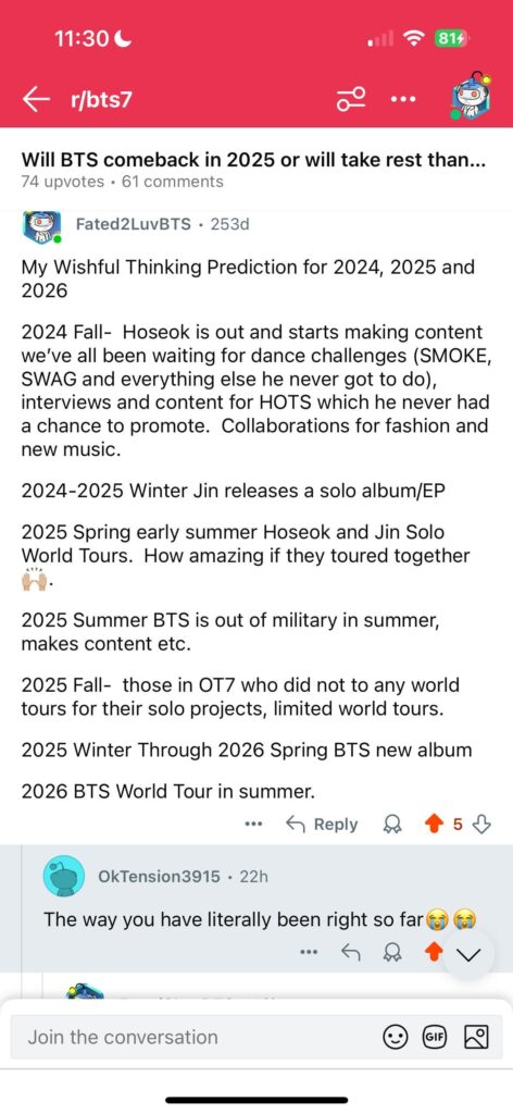 When your BTS predictions come true and more comeback predictions