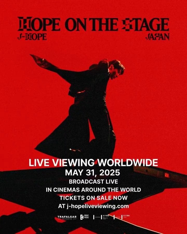 250528 BTS Official on Twitter: j-hope Tour 'HOPE ON THE STAGE' in JAPAN: LIVE VIEWING May 31, this Saturday!