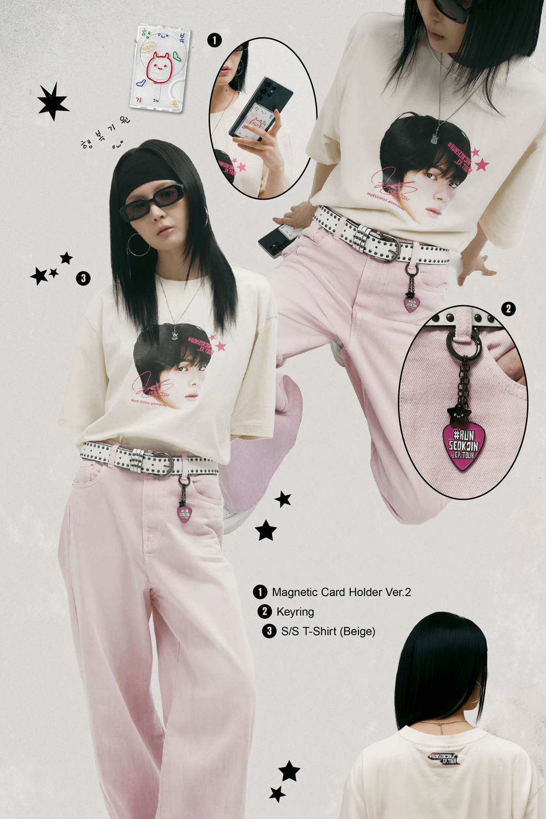 [HYBE MERCH] 진 (Jin) 'RUNSEOKJIN_EP.TOUR' Merch. Concept Photos - 080625
