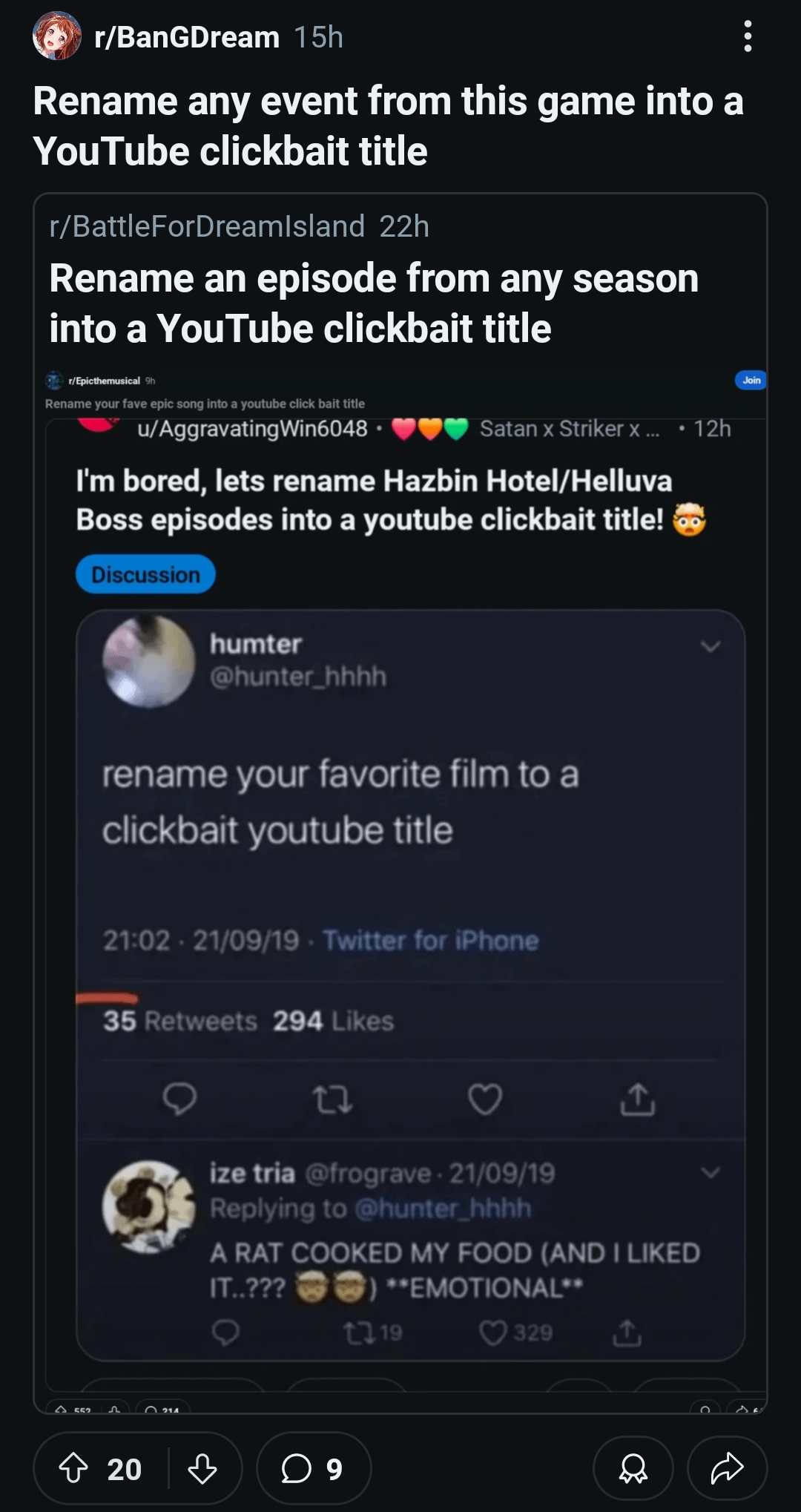 Let's rename any Run BTS or Run Jin episode into a YouTube clickbait title