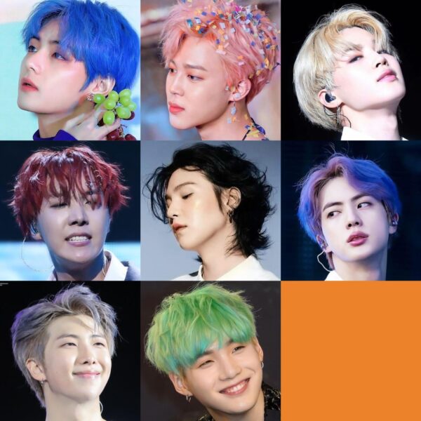 Which member had the most ICONIC ginger/orange hair?