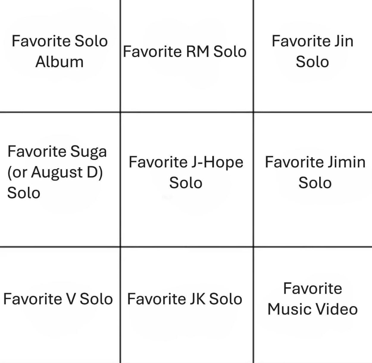 In honor of Jin’s Solo Album, let’s talk your favorite member solos!