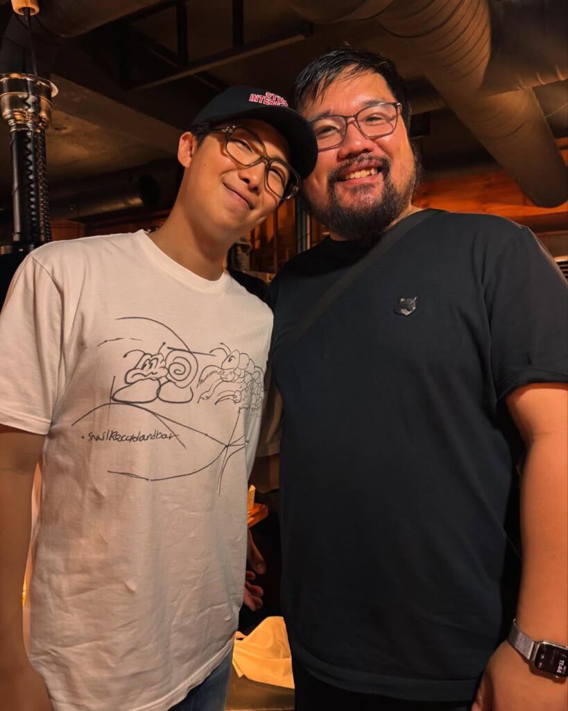 Mason Yoon IG Post with Namjoon - 300625