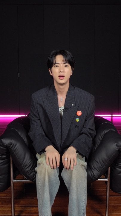 250505 Jin’s promotional video for ‘Echo’ on Spotify