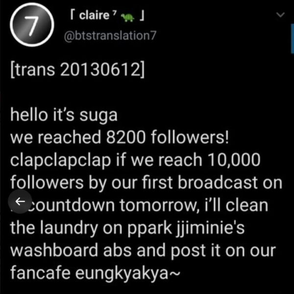 Post something from Bangtan history that baby army NEEDS to see/know