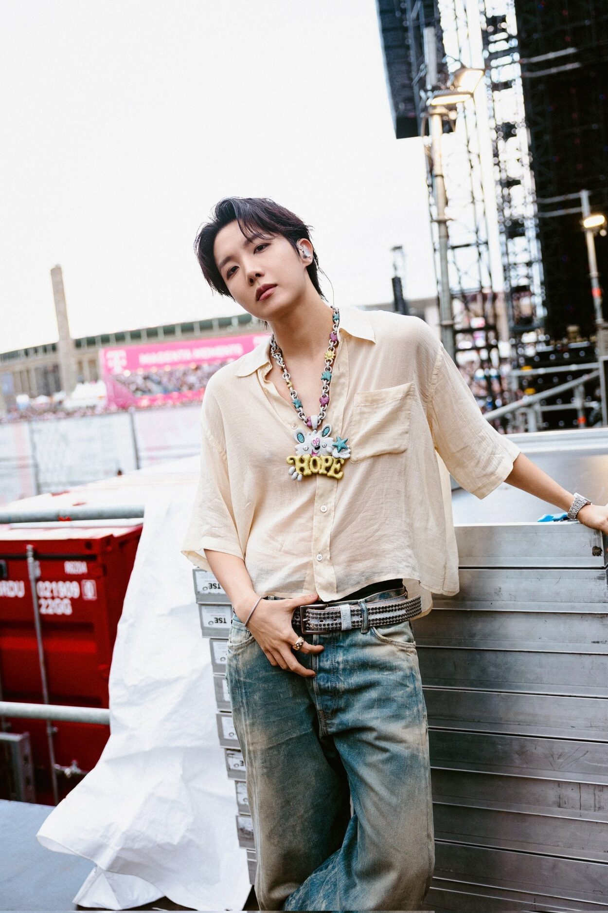 250713 BTS Official on Twitter: Today’s Bangtan with j-hope @ Lollapalooza Berlin 2025