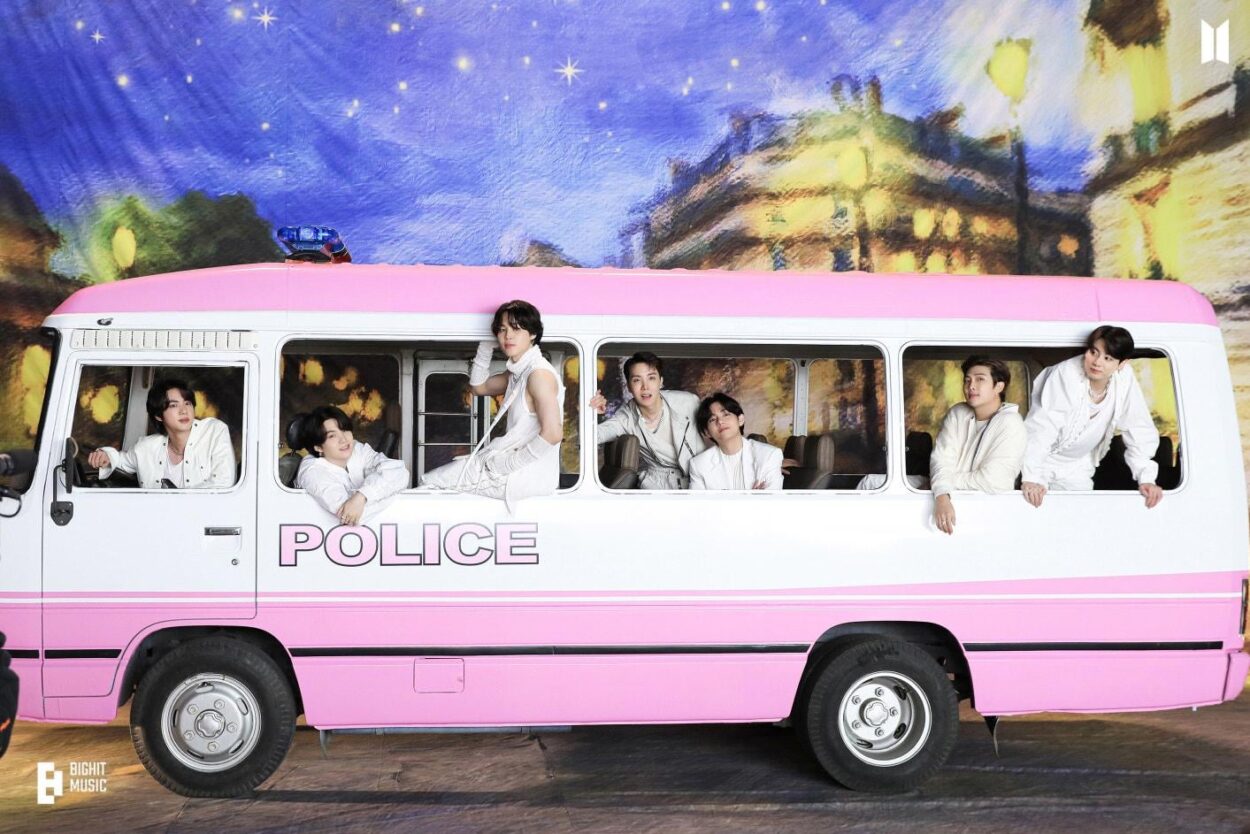 250721 Weverse: BTS (방탄소년단) ‘PERMISSION TO DANCE ON STAGE - LIVE’ Concept Photo Sketch