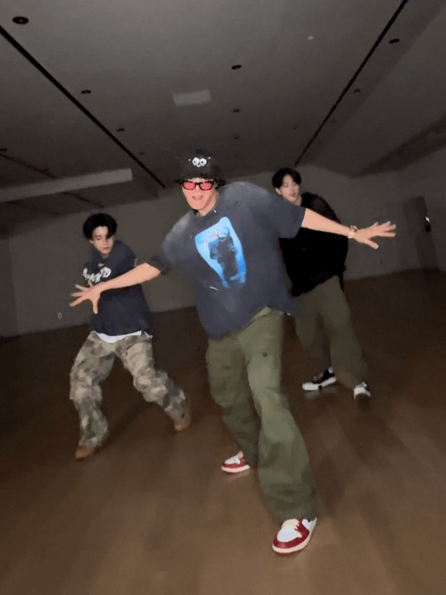 250702 ENHYPEN Jake and Jungwon TikTok with j-hope: ‘Outside’ Dance Challenge