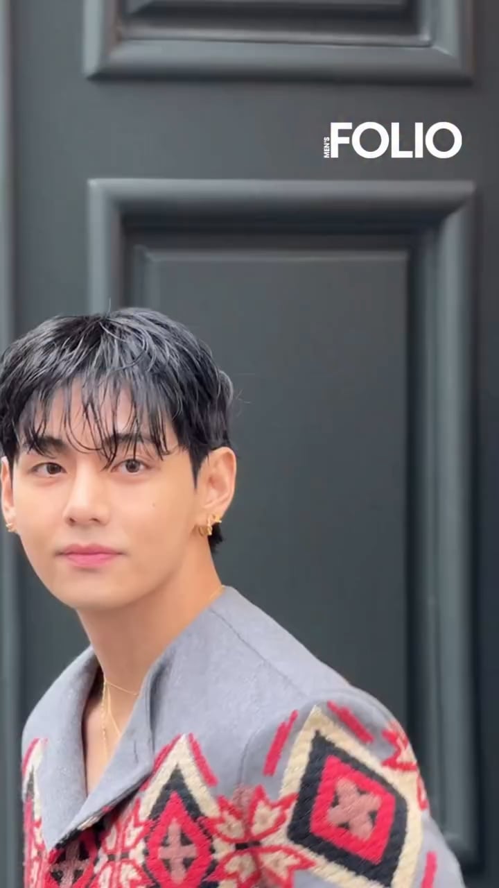 MEN’S FOLIO Singapore IG Post feat. Taehyung 060725