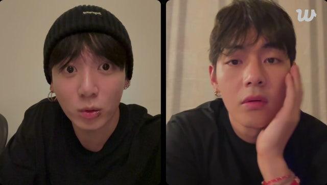 Jungkook & Taehyung Weverse Live 150725