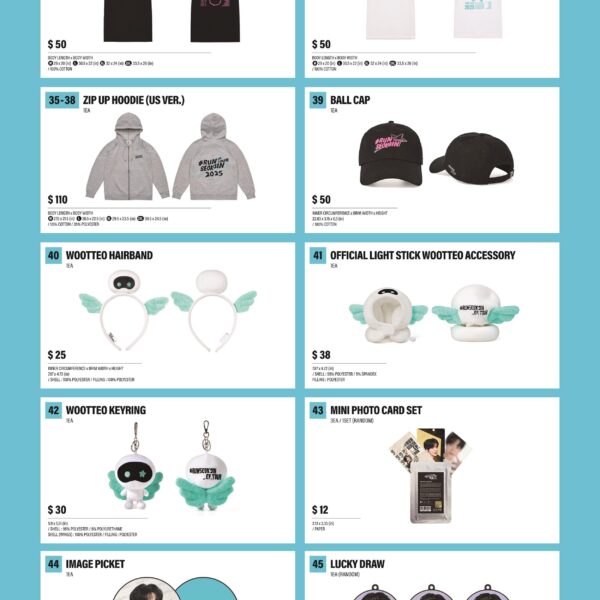 [NOTICE] On-Site Sales of Jin <#RUNSEOKJIN_EP.TOUR in U.S.> (ANAHEIM / DALLAS) Official Merchandise - 100725