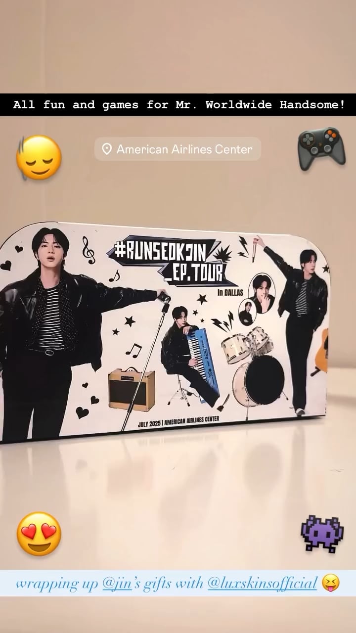 [American Airlines Center IG Story] All fun and games for Mr. Worldwide Handsome! - 240725