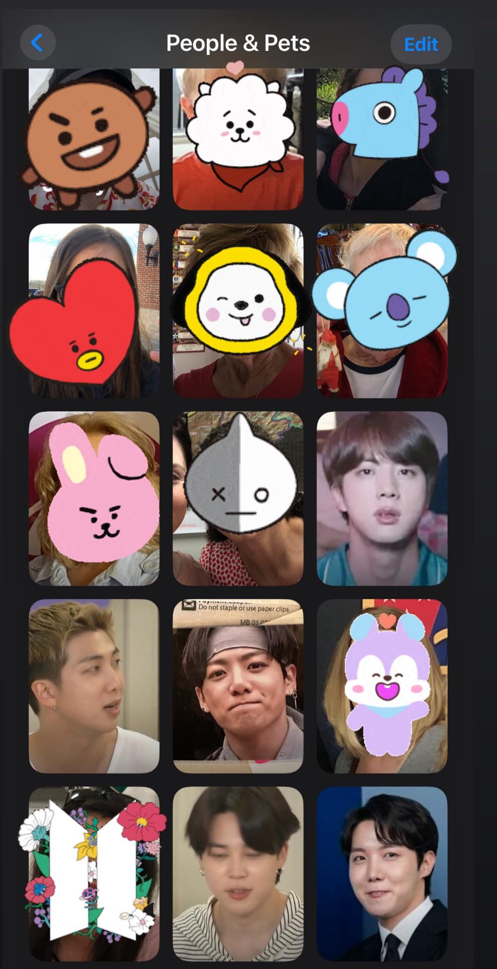 iPhone People albums
