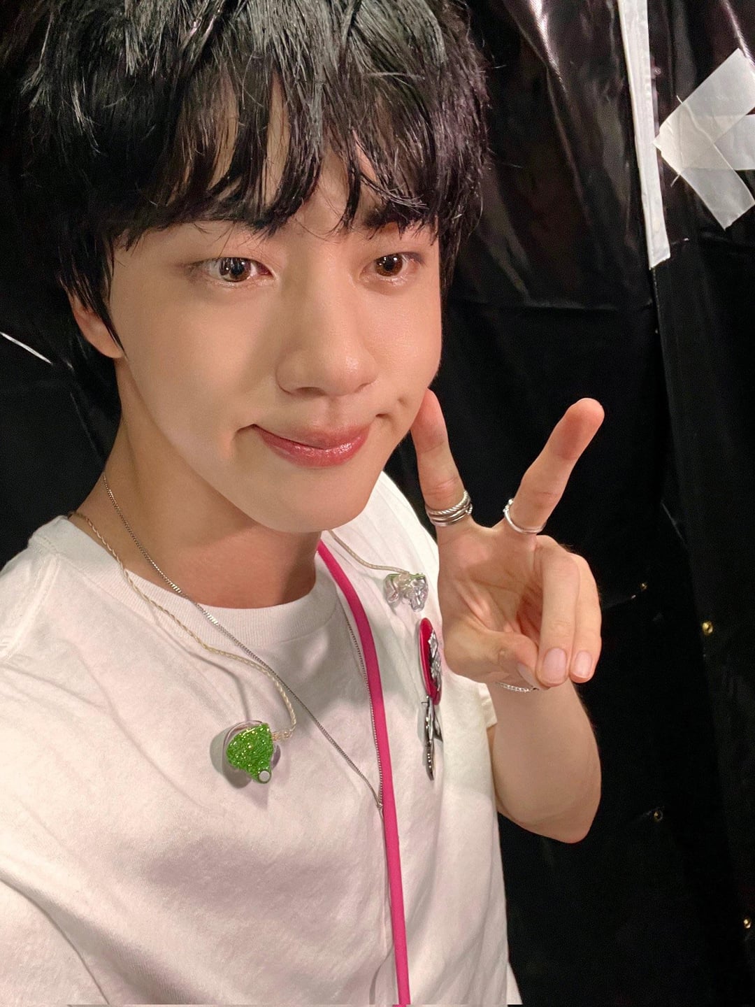 [BTS Official Twitter] Today’s Bangtan with Jin @ RUNSEOKJIN_EP.TOUR - Osaka Day 2 - 130725