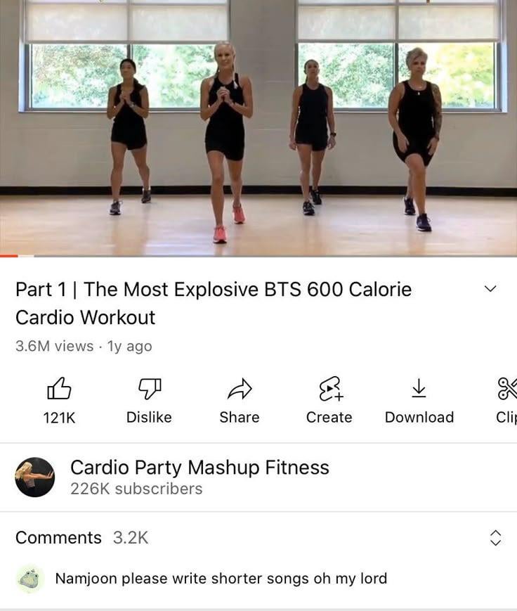 When you’re trying to be fit but Namjoon isn’t helping