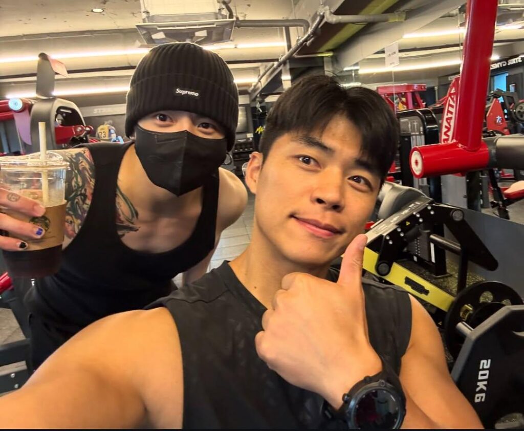 Bodybuilder Ma Sunho IG Post with Jungkook 290725