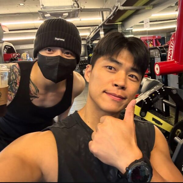 Bodybuilder Ma Sunho IG Post with Jungkook 290725