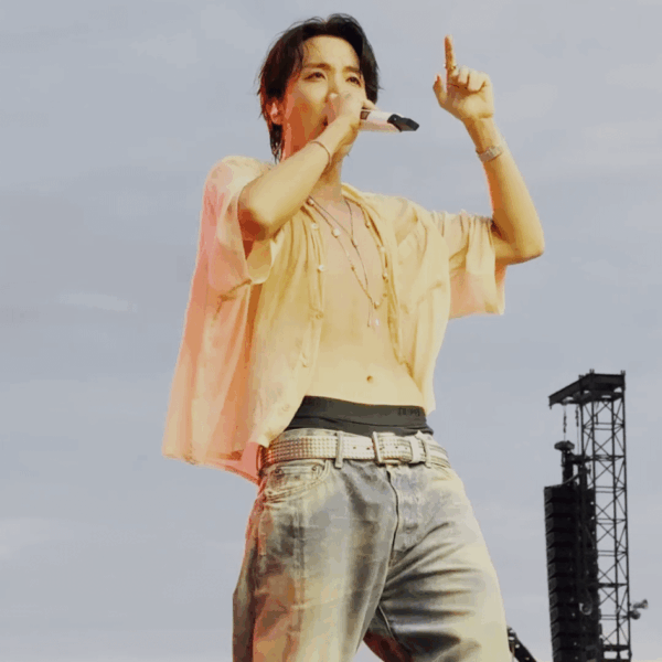 250716 BTS Official on TikTok: POV: You just witnessed a legend headline Lollapalooz