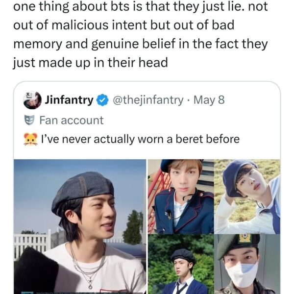 Share a BTS lie