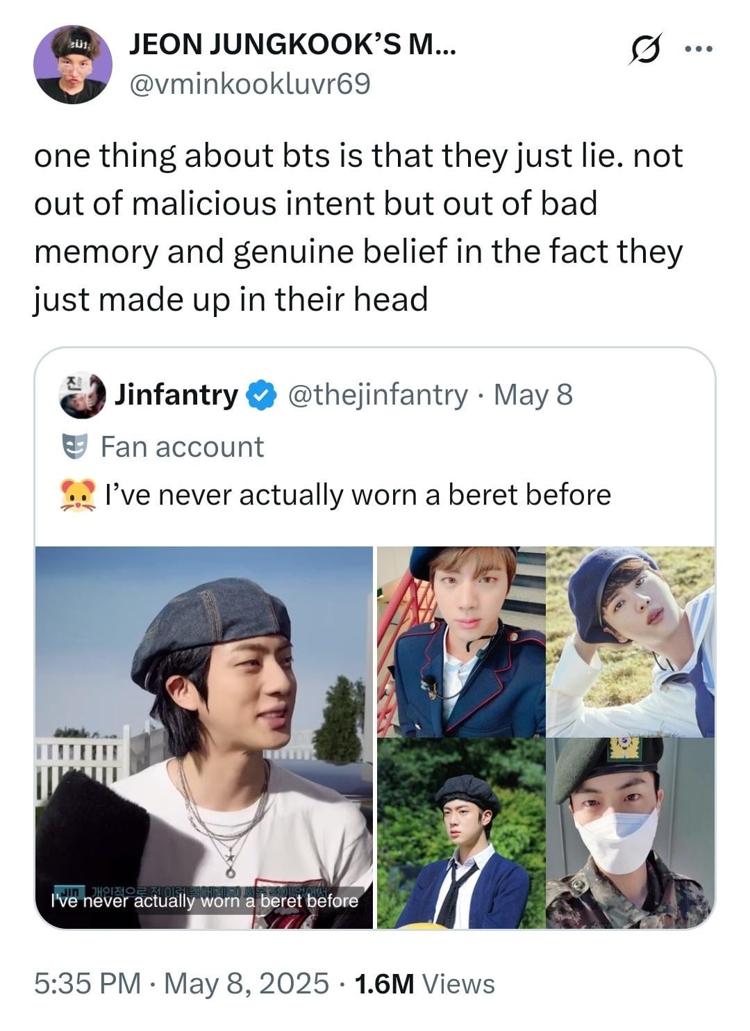 Share a BTS lie