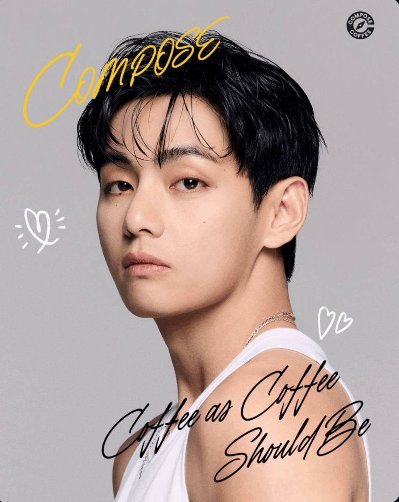 250828 Compose Coffee on Instagram feat. V
