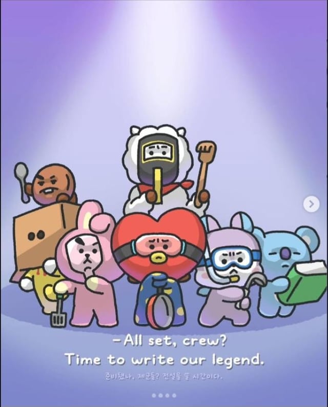 250820 BT21 on Instagram - Aaaah~~~~ Truth is… we were never ready 🤣