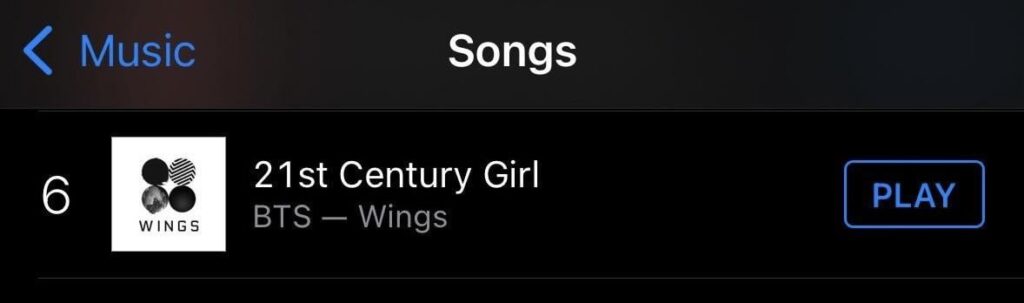 BTS’ "21st Century Girl" is has entered the Top 10 of US iTunes at #6! - 240825