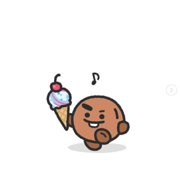 250825 BT21 on Instagram - It’s okay! The smaller, the cuter 🍦