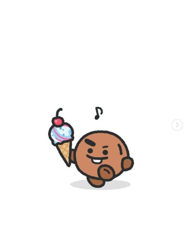 250825 BT21 on Instagram - It’s okay! The smaller, the cuter 🍦