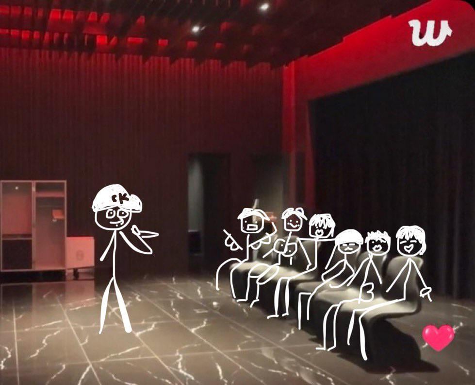 the reason there are only 6 chairs in jungkook’s basement