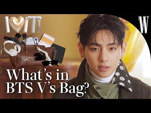 [W Korea] First reveal! V's treasured items in Paris. Why BTS V cried at J-Hope's concert? - 110825