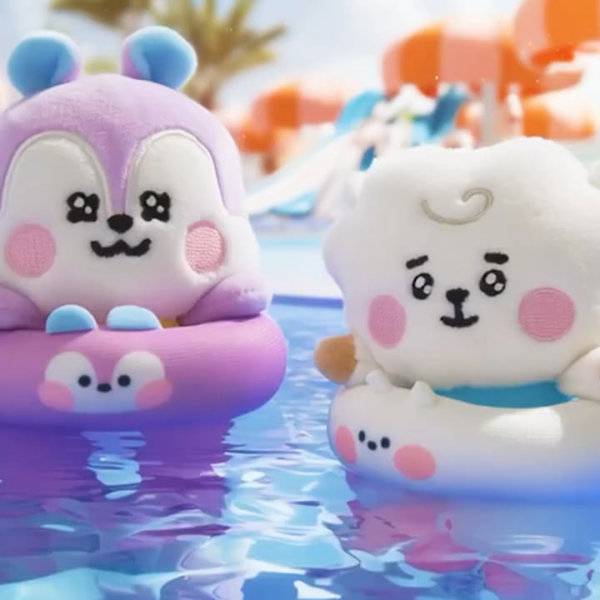 250819 Line Friends US on Instagram: Perfect day plan: ⛱️ Do absolutely nothing 🏝️ Water blob mode