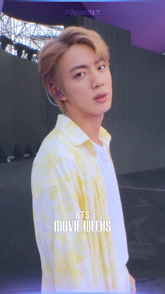 250819 BTS Official on Twitter: BTS MOVIE WEEKS '21 Dynamite'