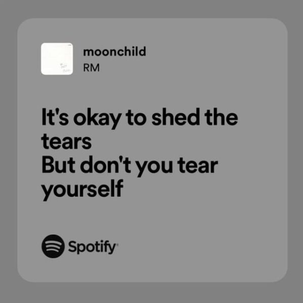 Inspirational and deep-meaning BTS lyrics for you because you are beautiful just the way you are and shouldn't let anyone make you think otherwise.