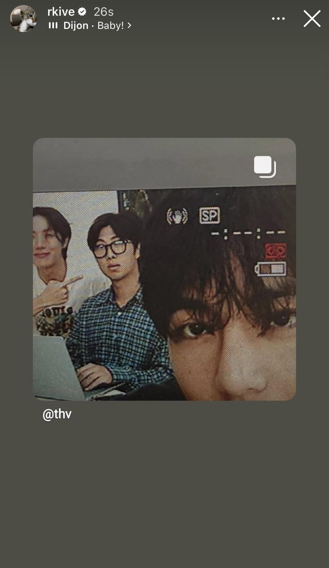 Namjoon IG Stories 170825