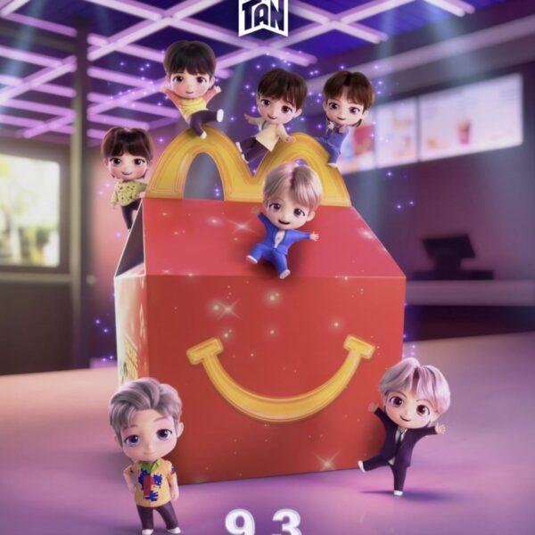 250821 - McDonalds on Instagram - opening the Magic Door to *my heart* - TinyTAN Happy Meal out 9.3
