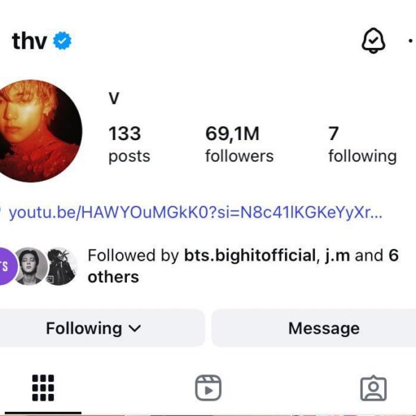 Taehyung has changed his IG Profile picture (once more) - 070825