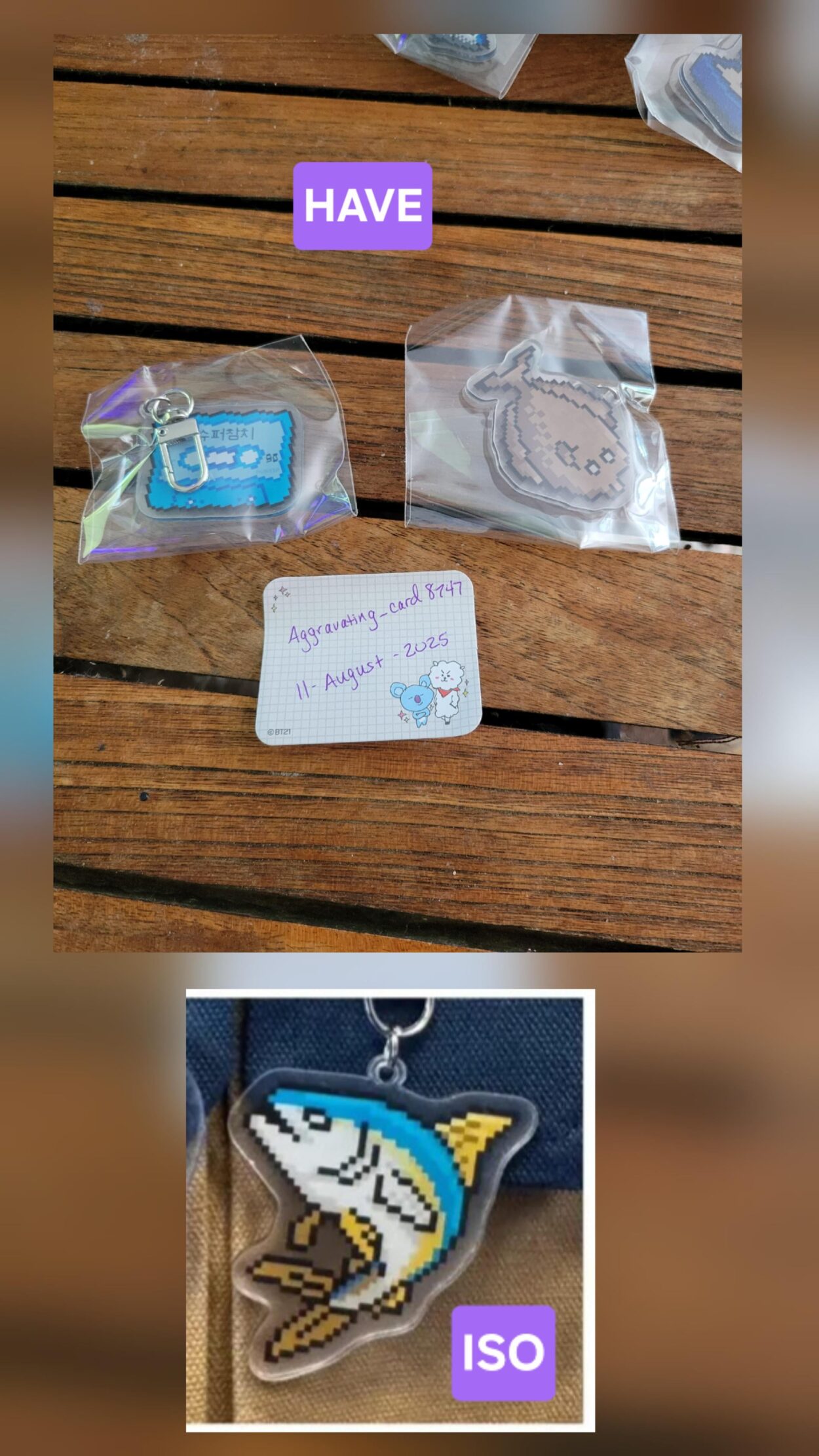 [TRADING] [GLOBAL] RunSeokjin LA Pop-up Random Draw Keychain