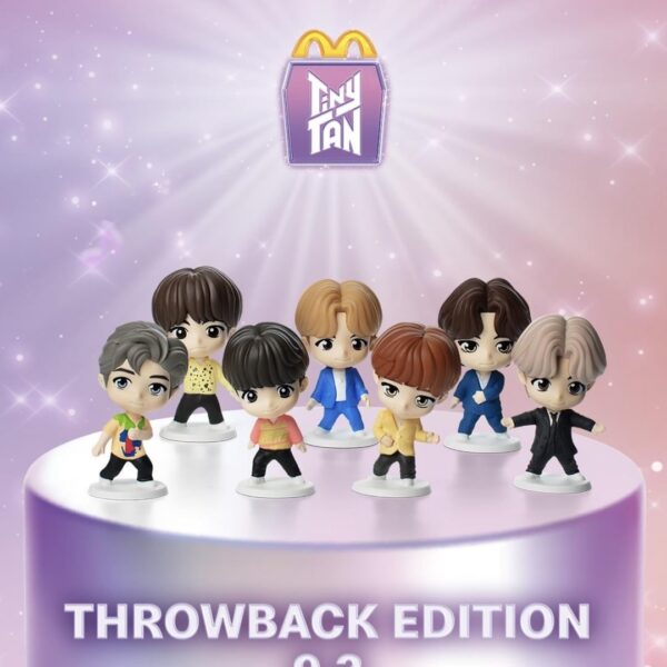 250821 McDonald’s on Instagram: iconic outfits are back. TinyTAN Throwback Edition out 9.3