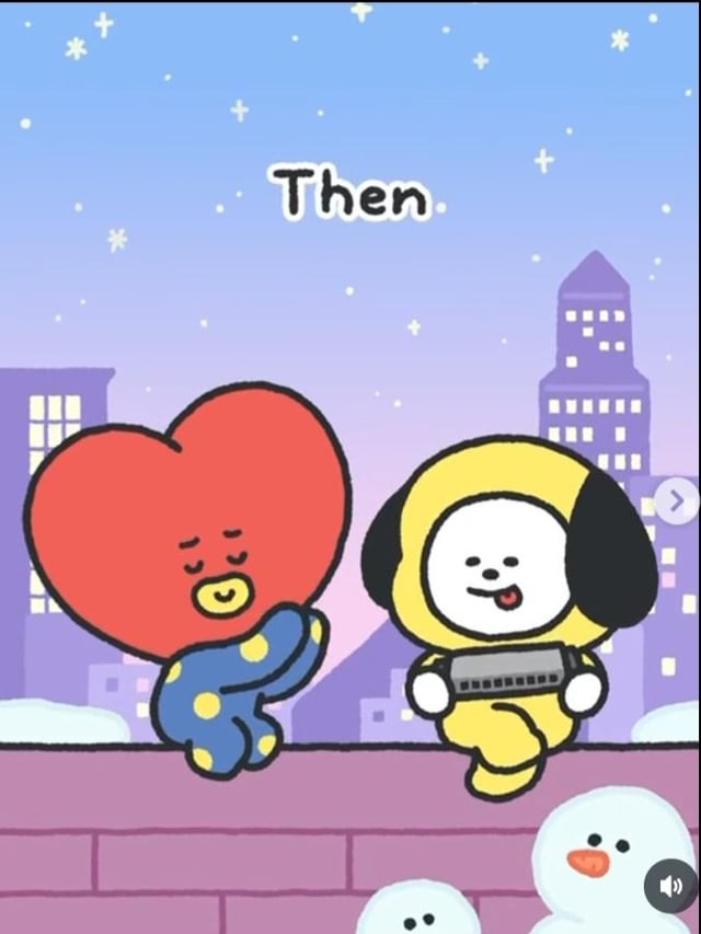 250828 BT21 on Instagram - Then, now, and always—we’re together!