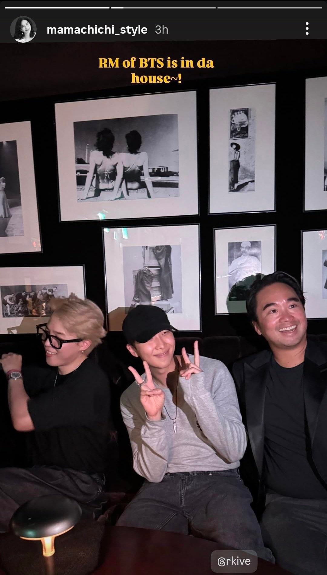 250905 Chef Chi’s Lifestyle on Instagram with RM and Jimin