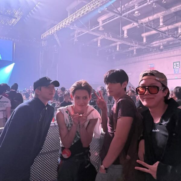 CORTIS James IG Post with Namjoon, Hobi & Taehyung - 140925