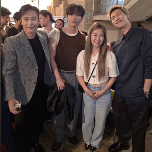 Maggie Kang IG Stories with Namjoon and Taehyung - 240925