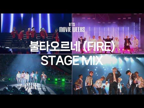 250910 BTS MOVIE WEEKS '불타오르네 (FIRE)' Stage Mix