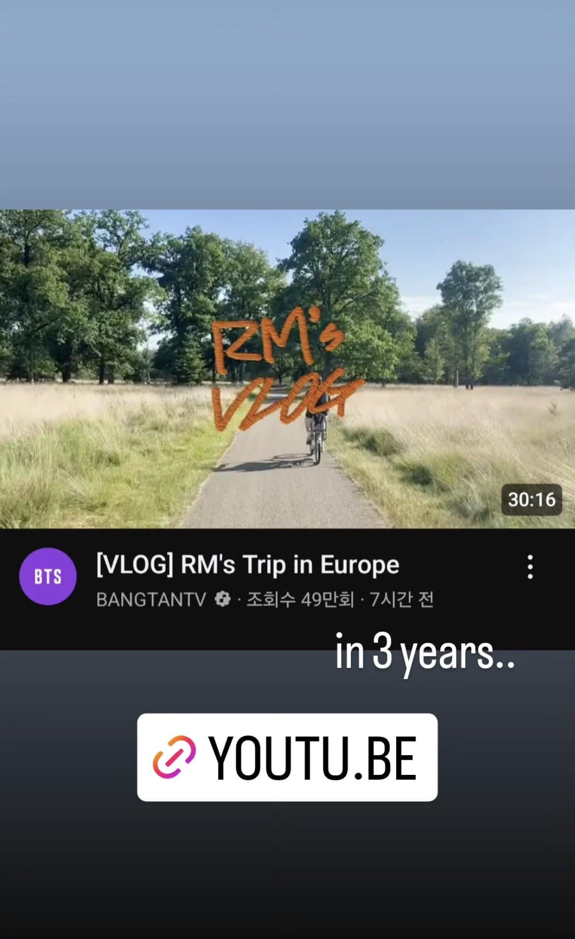 250927 RM on Instagram