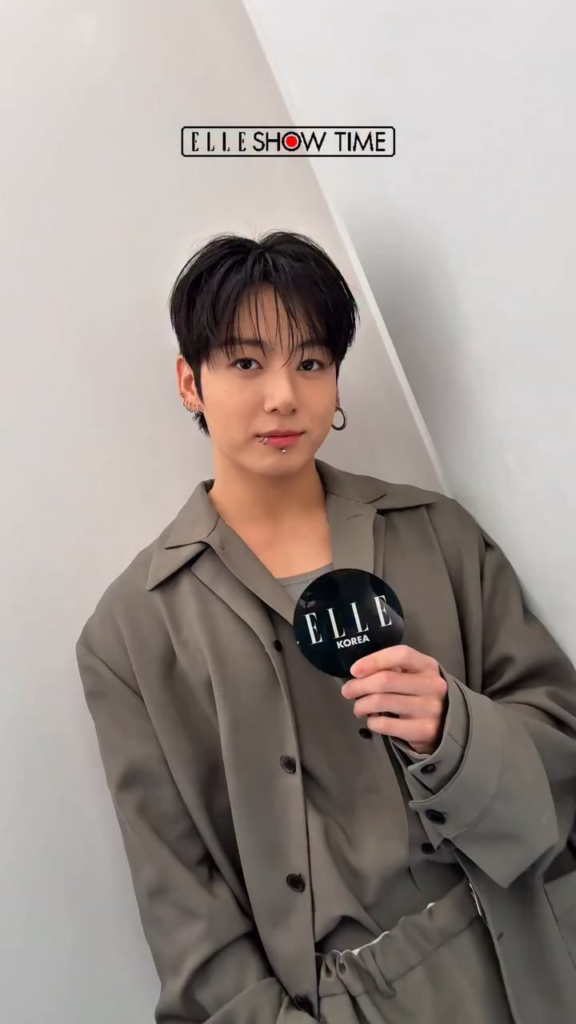 ELLE Korea IG Post (2) feat. Jungkook at Calvin Klein SS26 fashion show - 130925